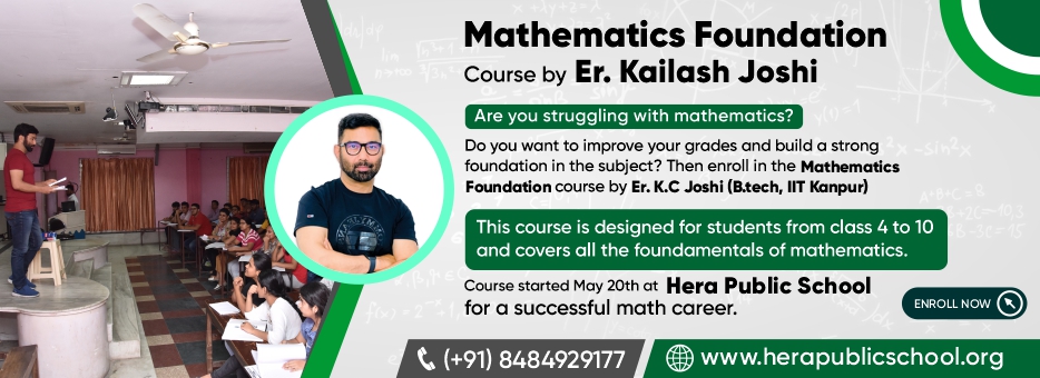 Mathematics Foundation Course by Er. Kailash Joshi